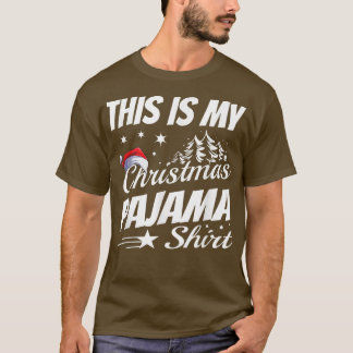 Das ist mein Weihnachtsjama T-Shirt