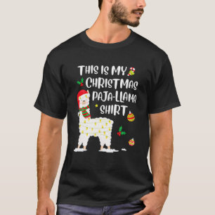 Das ist mein Weihnachtslama Pajama Pajama Top Chri