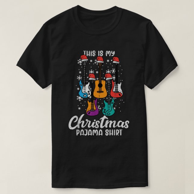 Das ist mein Weihnachtslieder Shirt Xmas Music Men (Design vorne)