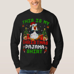 Das ist mein Weihnachtsmann Pajama Kaiser Pinguin T-Shirt