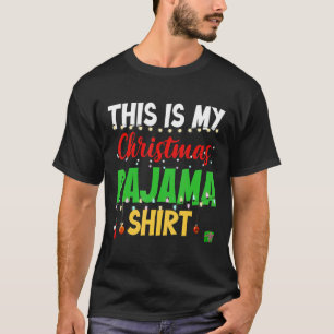 Das ist mein Weihnachtsmann Pajama Weihnachtsmänne T-Shirt
