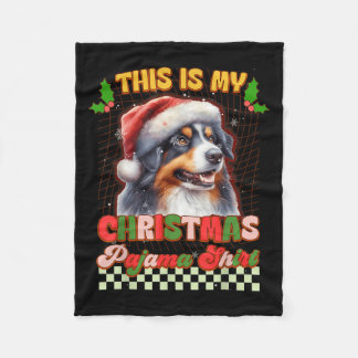 Das ist mein Weihnachtspajama Funny Australian She Fleecedecke