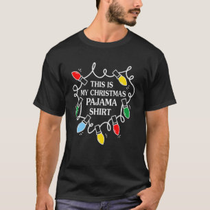 Das ist mein Weihnachtspajama Funny Matching Pajam T-Shirt