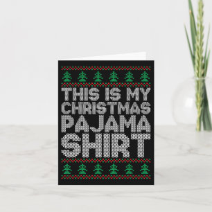 Das ist mein Weihnachtspajama Funny Xmas Pjs Men W Karte