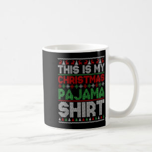 Das ist mein Weihnachtspajama Shirt Funny Xmas Men Kaffeetasse