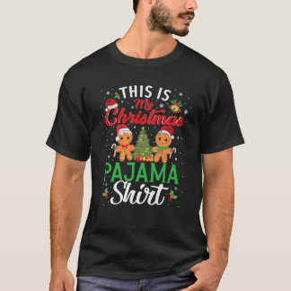Das ist mein Weihnachtspajama-Shirt Gingerbrot San T-Shirt