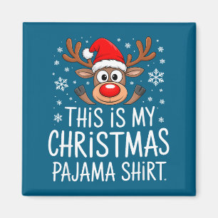Das ist mein Weihnachtspyjama-Shirt Lustiges Weihn Magnet