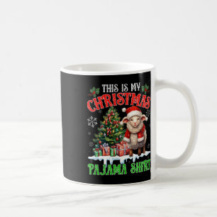 Das ist mein Weihnachtspyjama-Shirt Santa Schaf Ba Kaffeetasse