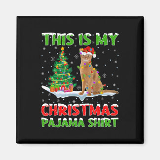Das ist mein Weihnachtspyjama-Shirt Weihnachten  Magnet