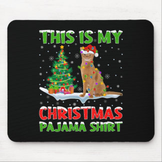 Das ist mein Weihnachtspyjama-Shirt Weihnachten  Mousepad