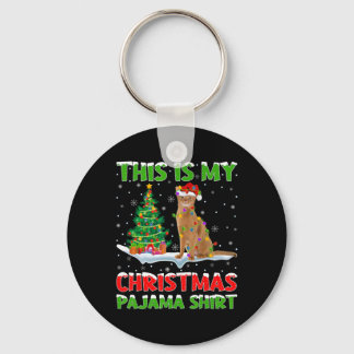 Das ist mein Weihnachtspyjama-Shirt Weihnachten  Schlüsselanhänger