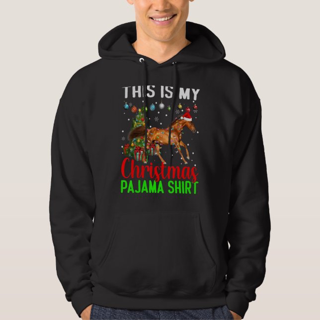 Das ist mein Weihnachtsurlaub in Pajama Lights Hoodie (Vorderseite)