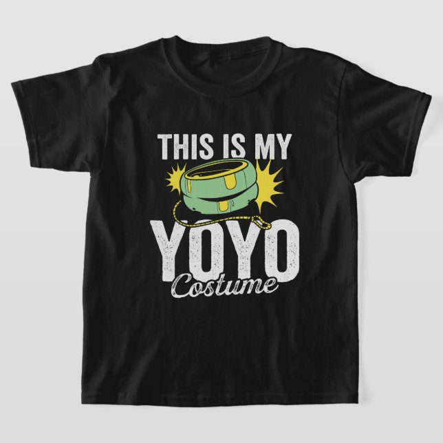 Das ist mein Yoyo-Kostüm Yoyo Design Boys Girls Yo T-Shirt (Ablage )
