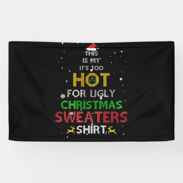 Das ist mein zu heißer, hässlicher Weihnachtssüßer Banner (Horizontal)