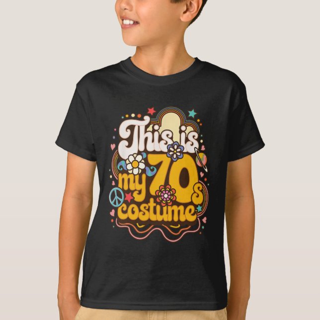 Das ist meine 70er Costume Theme Party Hippie Retr T-Shirt (Vorderseite)