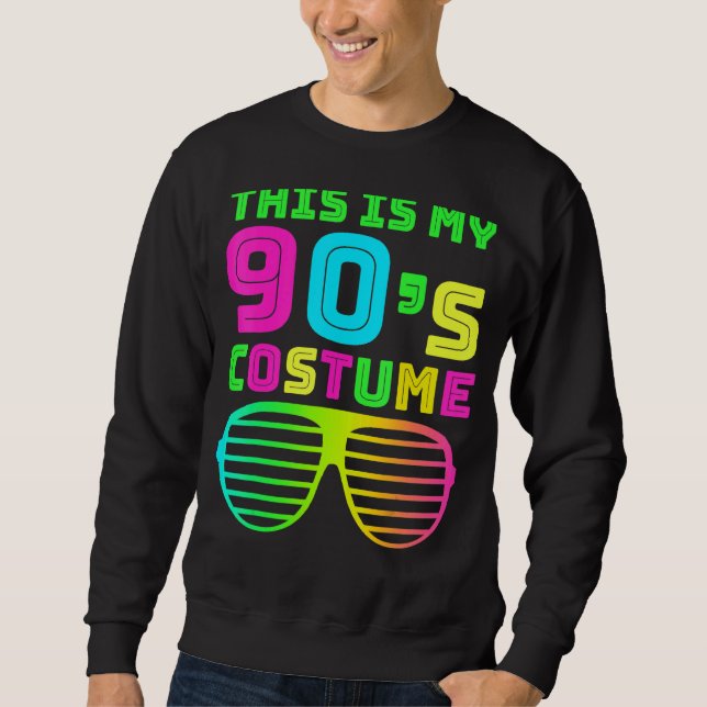 Das ist meine 90er-Costume Retro 90er Musik Theme  Sweatshirt (Vorderseite)