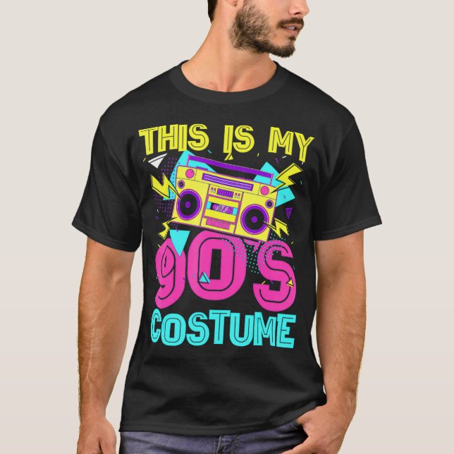 Das ist meine 90er-Costume Retro 90er Musik Theme  T-Shirt (Vorderseite)