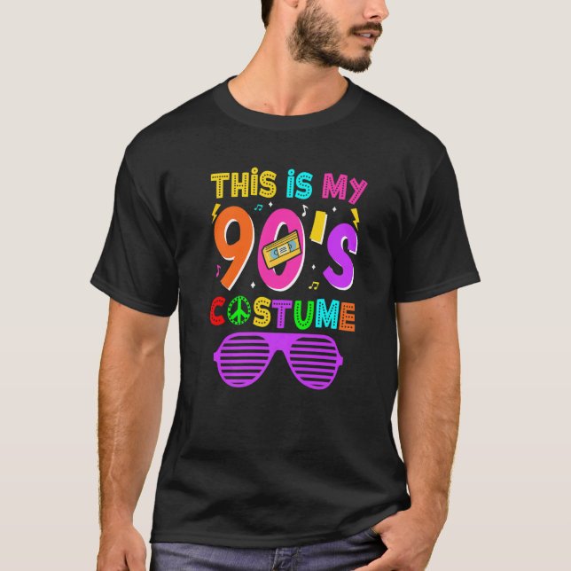Das ist meine 90er-Costume Retro 90er Musik Theme  T-Shirt (Vorderseite)