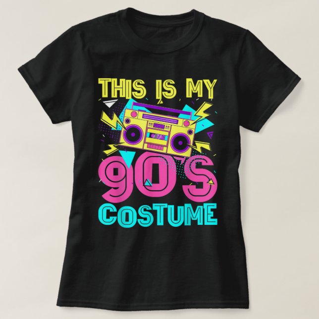 Das ist meine 90er-Costume Retro 90er Musik Theme  T-Shirt (Design vorne)