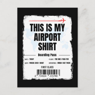 Das ist meine Airport Shirt Family Travel Feiertagspostkarte