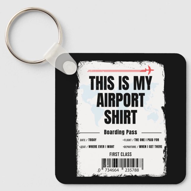 Das ist meine Airport Shirt Family Travel Schlüsselanhänger (Vorderseite)