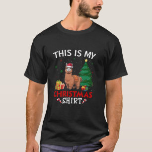 Das ist meine Alpaca-Weihnachtsmannmütze Weihnacht T-Shirt