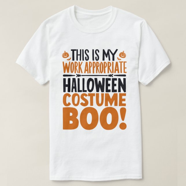 Das ist meine Arbeit passend Halloween-Kostüm Boo T-Shirt (Design vorne)