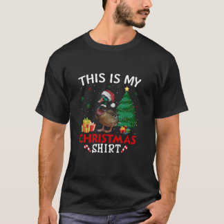 Das ist meine Duck-Weihnachtsmannmütze Weihnachten T-Shirt