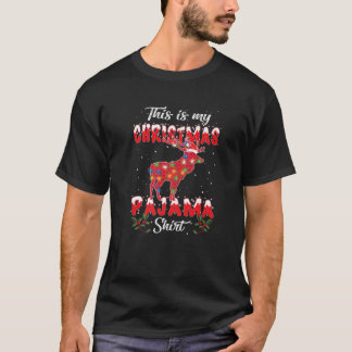 Das ist meine Elche Weihnachts Pajamas Xmas Lichte T-Shirt