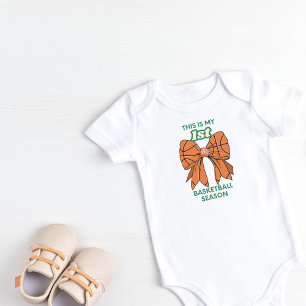 Das ist meine erste Basketballsaison Baby Strampler