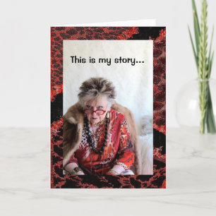 Das ist meine geschworene, humorvolle Geschichte z Karte