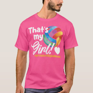 Das ist meine Girl-Proud-Volleyball-Mama Funny Mot T-Shirt