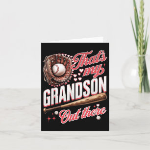 Das ist meine Großmutter da draußen Baseball-Großm Karte