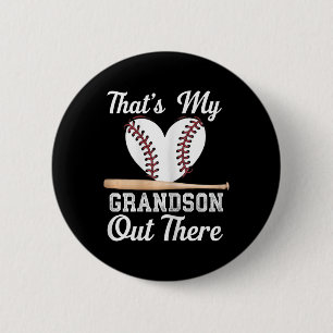 Das ist meine Großmutter da draußen Baseball-Moth Button