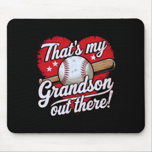 Das ist meine Großmutter da draußen Baseball-Moth Mousepad