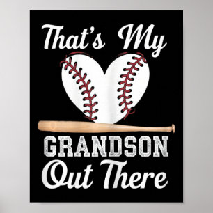 Das ist meine Großmutter da draußen Baseball-Moth Poster