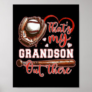 Das ist meine Großmutter da draußen Baseball-Moth Poster