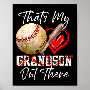 Das ist meine Großmutter da draußen Baseball-Moth Poster