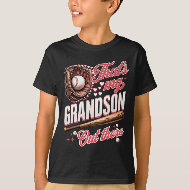 Das ist meine Großmutter da draußen Baseball-Moth T-Shirt (Vorderseite)