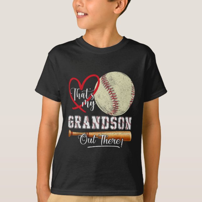 Das ist meine Großmutter da draußen Baseball-Moth T-Shirt (Vorderseite)
