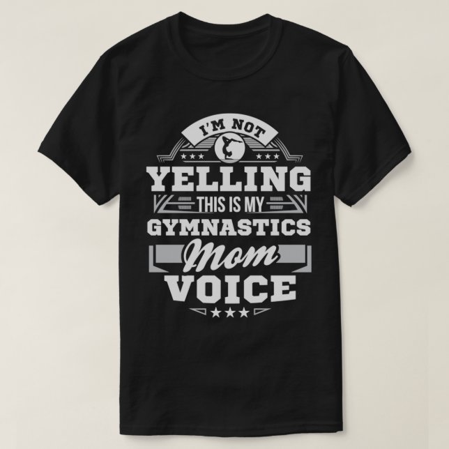 Das ist meine Gymnastik Mama Voice Funny Gymnastic T-Shirt (Design vorne)