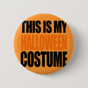 DAS IST MEINE HALLOWEEN KOSTEN (Orange) Button