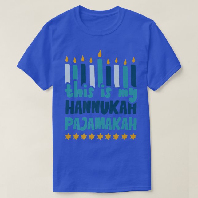 Das ist meine Hannukah Pajamakah Funny Hannukah Pa T-Shirt (Design vorne)