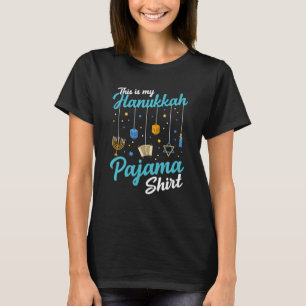 Das ist meine Hanukkah Pajama jüdischen Chanukah T-Shirt