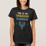 Das ist meine Hanukkah Pajamakah Chanukah Pajama T-Shirt<br><div class="desc">Das ist meine Hanukkah Pajamakah Chanukah Pajama</div>