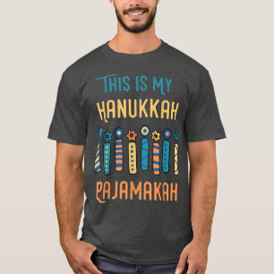 Das ist meine Hanukkah Pajamakah Menorah Nine Cand T-Shirt
