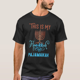 Das ist meine Hanukkah Pajamakah Menorah Nine Cand T-Shirt