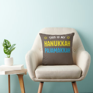 Das ist meine Hanukkah Pajamakkah, das sonnige Glü Kissen