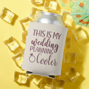 Das ist meine Hochzeitsplanung Braut wird lustig Dosenkühler