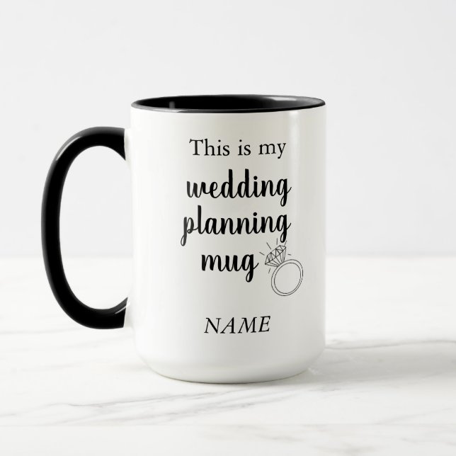 Das ist meine Hochzeitsplanung Tasse (Links)